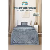 UYSAL WELSOFT AKFİL TEK KİŞİLİK UYKU SETİ 155x215 ANTRASİT