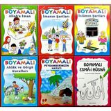 Uysal Yayınevi Çocuklar Için Boyamalı Dini Bilgiler Seti (6 Kitap)