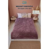 Uysal Yorgan Welsoft 5 Boyutlu Tek Kişilik Uyku Seti - Gül Kurusu