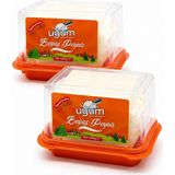 Uyum Dilimlenmiş Olgunlaştırılmış Tam Yağlı Inek Beyaz Peyniri (450 gr x 2) 900GR – Şirden Mayalı - 900 gr