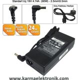 Uyumlu Toshiba Satellite P50-a-144 Notebook Adaptör - Şarj Cihazı 19volt 4.74amper