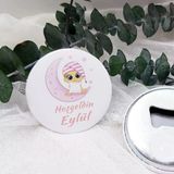 Uyuyan Kız Bebek Açacak Magnet Hediyelik(15 Adet)