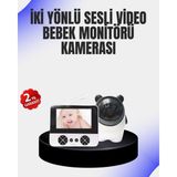 Uzaktan Kontrollü Bebek Kamerası Ninni ve Zoom Özellikli