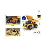 Uzaktan Kumandalı 40 Mhz Tam Fonksiyonlu Rc Iş Araçları LED Işıklı Kepçeleri, Damperi ve Vinç Hareketlidir (Kule Vinç-Kepçe-Bulldozer-Kamyon) (Kamyon) - Option-1