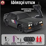 Uzaktan Kumandalı 4x4 Drift Araba, 15 Km Hız, LED Işıklı, Siyah Renk - Ahşap