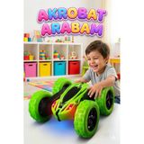Uzaktan Kumandalı 5 Fonksiyonlu Işıklı Şarjlı 360 Derece Dönebilen Oyuncak Akrobat Araba