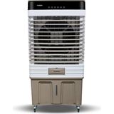 Uzaktan Kumandalı 75 Lt Su Kapasiteli Dijital Touch Panel Otomatik Sağ-Sol Salınımlı Portatif Hava Soğutucu - Kahverengi