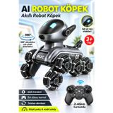 Uzaktan Kumandalı Akıllı Robot Köpek Oyuncak Jest Kontrollü Drift Yapan Işıklı Sesli Akrobatik Stunt