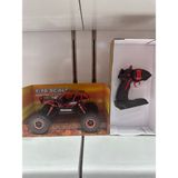 Uzaktan Kumandalı Araba 4x4 Rock Crawler Off Road Şarjlı Işıklı Jeep Özel Batarya - Kırmızı