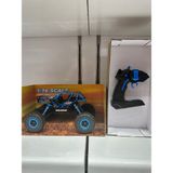 Uzaktan Kumandalı Araba 4x4 Rock Crawler Off Road Şarjlı Işıklı Jeep Özel Batarya - Mavi
