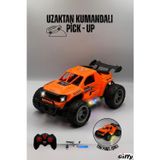 Uzaktan Kumandalı Araba Pick Up Model Şarjlı Işıklı Full Fonksiyon Yan Paneli Işıklı RC Araç Canavar