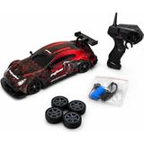 Uzaktan Kumandalı Drift Arabası 1:16 Ölçek 2.4ghz Şarjlı Yarış Arabası, Drift Lastikli, USB Şarj Kablolu, Yedek Teker Setli, Işıklı ve Sprey Efektli O - Çok Renkli