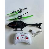 Uzaktan Kumandalı Helikopter 18 Cm Siyah Renkli