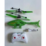 Uzaktan Kumandalı Helikopter 18 Cm Yeşil Renkli
