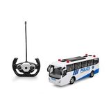 Uzaktan Kumandalı Işıklı Polis Otobüsü 30 cm Şarjlı