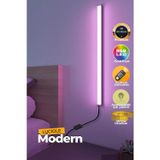 Uzaktan Kumandalı Led Lamba - Yatak Üstü, Tv Yanı ,oturma Odası - Rgb Çok Renkli 50 cm