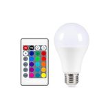 Uzaktan Kumandalı Rgb LED Ampul, 9W E27, Renk Değiştiren - Amber