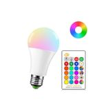 Uzaktan Kumandalı Rgb Led Ampul 9watt E27 Tasarruflu Dimmerli Led Lamba 16 Ton