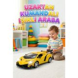 Uzaktan Kumandalı Spor Yarış Arabası – 40 MHz 4 Fonksiyonlu Pilli Oyuncak Spor Araba SARI