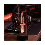 Uzaktan Kumandalı Taktik Komando Bıçağı Tasarımlı Gamer Kulaklık Askısı Gece Lambası