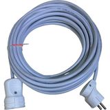 Uzatma Seyyar Kablosu, 20 Metre, Tekli Priz, 3x2,5 mm Ttr, Beyaz