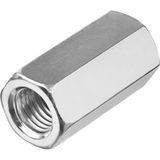 Uzatma Somunu Altıgen Dın 6334 Altı Köşe Somun M10X40 mm 5 Adet