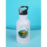 Uzay Baskılı Matara Suluk 600 ml - Sporcu Suluğu, Büyük Suluk, Spor Matara, Sporcu Sulukları