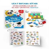 Uzay Boyama Kitabı - Oyun Hamurlu - 3 Yaş + 672999