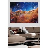 Uzay James Webb Teleskobu Galaksi evren black hole sprüel Soyut sürreal deniz feneri gemi yelkenli dünya haritası Van Gogh Aivazovsky Atatürk salon ofis için tablolar 100x70 no-8227