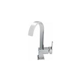 Uzay Kare Neptün Mix Kuğu Oval Lavabo Bataryası - Krom