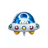 Uzay Konsept Doğum Günü Uzay Ufo Gemisi Folyo Balon