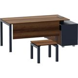 Uzay Ofis Akay Etajerli Çalışma Masası - 160CM