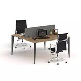 Uzay Ofis Lotus İkili Çalışma Masası Meşe