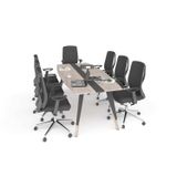 Uzay Ofis Royal Toplantı Masası - Lizbon - Antrasit (220cm)
