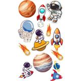 Uzay Sticker Telefon Laptop Notebook Tablet Defter Matara Stiker Etiket ST1325
