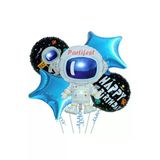 Uzay Yaş Balon Set Uzay Konsept Helyum Balon Set Uzay Doğum Günü Set