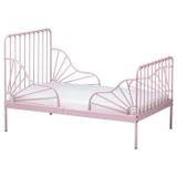 Uzayabilen çocuk karyolası, açık pembe, 80x200 cm