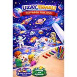 Uzayı Keşfediyorum – 5 Metre Dev Uzay Temalı Boyama Rulosu | Çocuklar İçin Astronot, Gezegen ve Yıldızlı Boyama Kağıdı | Okul Öncesi Eğitim, Sanat Etkinliği ve Eğlenceli Aktivite