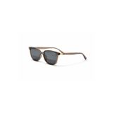 UzayyEyewear Uzayy Eyewear Luna Sepia – Kadın Güneş Gözlüğü | Kahverengi Şeffaf TR90 Çerçeve, Altın Detay, UV400