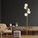 Uzel 5li Eskitme Modern Tasarım Metal Lambader