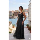 uzer abiye Premium Koleksiyon,taş ve Payet baskılı Tasarım siyah Gece Elbisesi,abiye elbise,Limited Edition