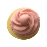 Üzeri Kirazlı Cupcake Şeklinde Silikon Pasta ve Seker Hamuru Kalibi 5x5x3 cm