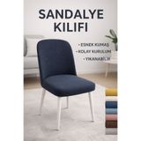 uzhanem büyük Oval sandalye kılıfı, sandalye örtüsü kare desen