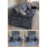 uzhanem Koltuk Örtüsü Kadife Koltuk Kılıfı Takımı 3.3.1.1 Sofa Cover