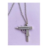 Uzi Silah Zincir Kolye Pytkznkly92