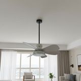 Uzlight 30W E27 Pervaneli LED Ampul, 3 Renk Sıcaklığı (3000K/4500K/6000K), 5 Kademeli Karartma, Katlanabilir Pervane Tasarımlı Tavan Aydınlatması,