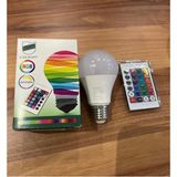 Uzlight Uzlıght Uzled 10W E27 Rgb Kumandalı Renkli LED Ampul - 10 - 20 W - Beyaz