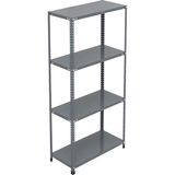 Uzman Grup Raf Sistemleri 4 Kat 2 Metre Çelik Depo Arşiv Rafı - 56 x 60 cm - Gri