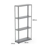 Uzman Grup Raf Sistemleri Uzman Grup Raf Çelik Raf 4 Raflı 2metre 31 x 93 Çelik Raf Depo Rafı