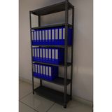 Uzman Grup Raf Sistemleri Uzman Grup Raf Çelik Raf-6 Raflı 2metre 31X60 Çelik Raf-Depo Rafı - 31 x 60 cm - 0315 Gri